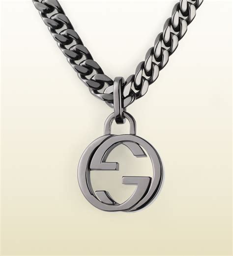 interlocking g necklace gucci|Gucci interlocking g heart necklace.